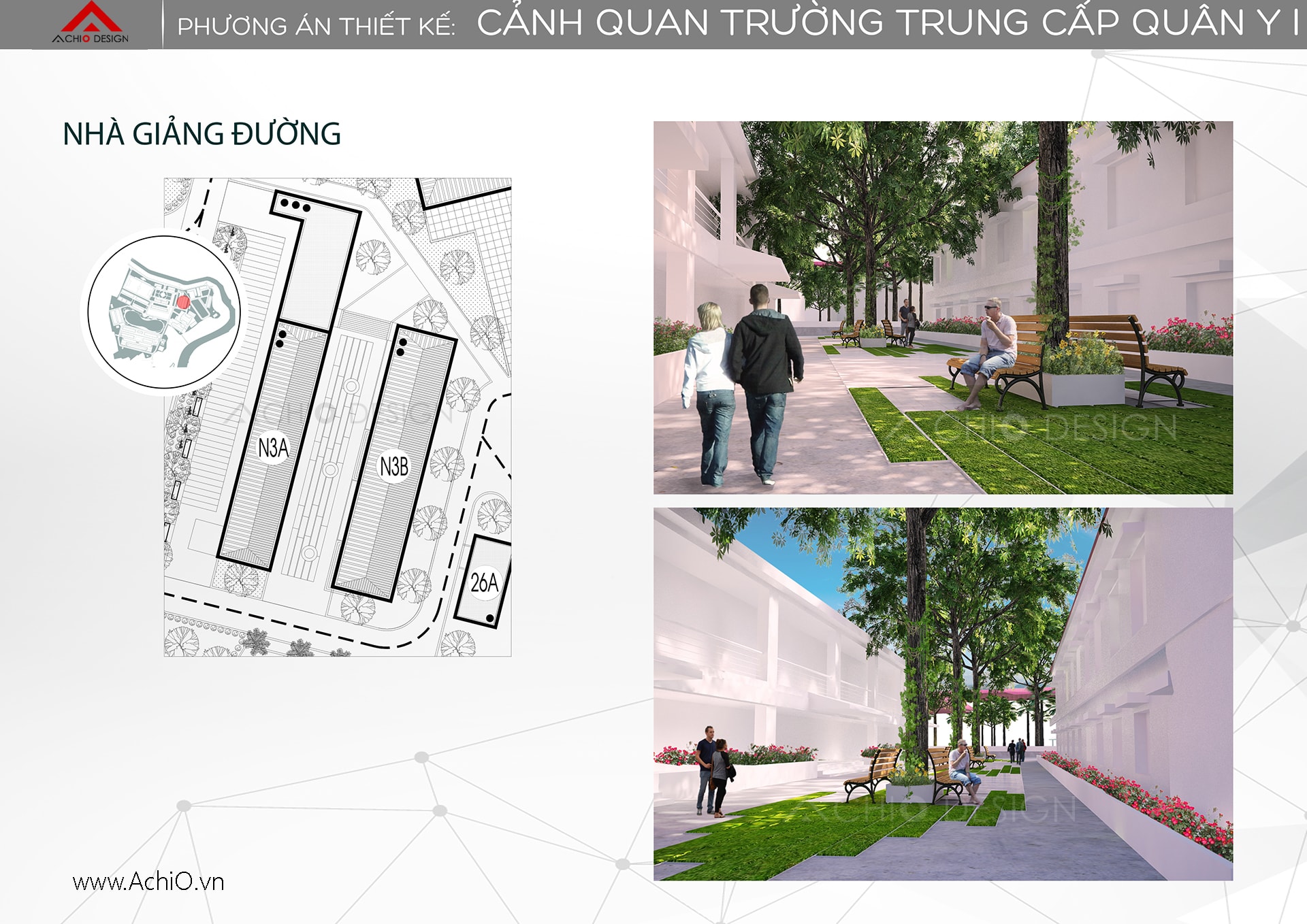 LandScape Design for Military Medical College